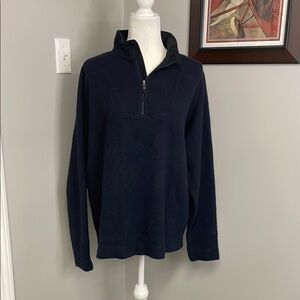 Mountain Hardwear Men's Dark Blue 1/2 Zip-Up Pullover Fleece Size Large Warm